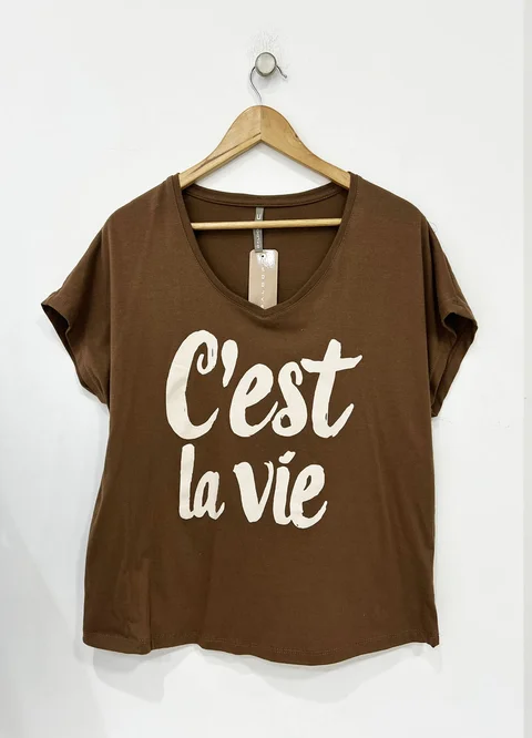 Remera CEST LA VIE 