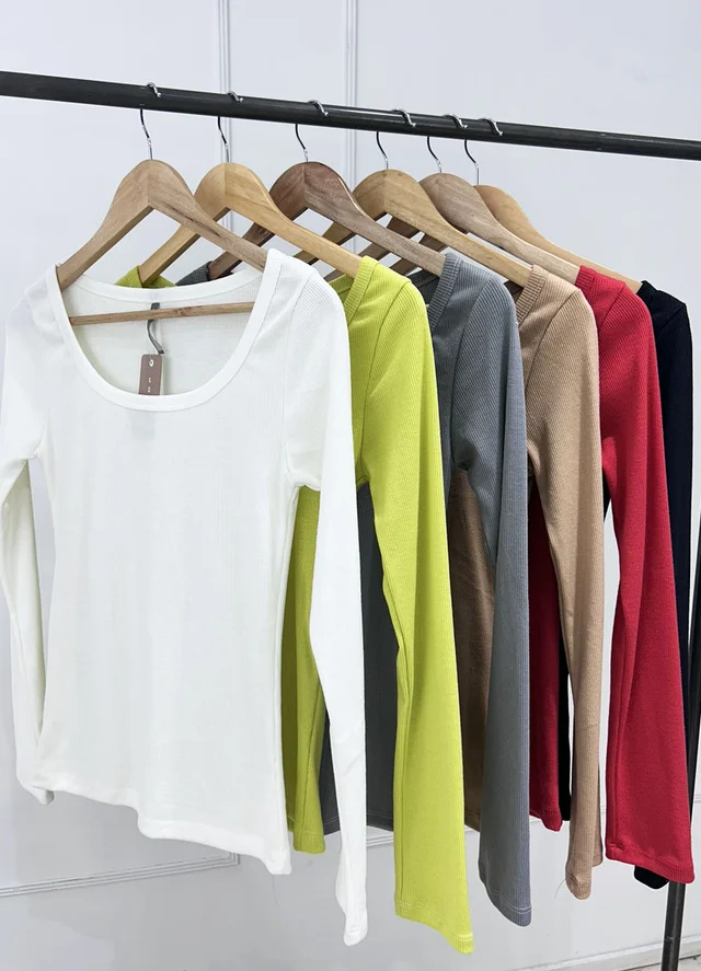 Remera m/l morley escote redondo 