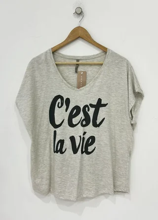 Remera CEST LA VIE  - Vista 6