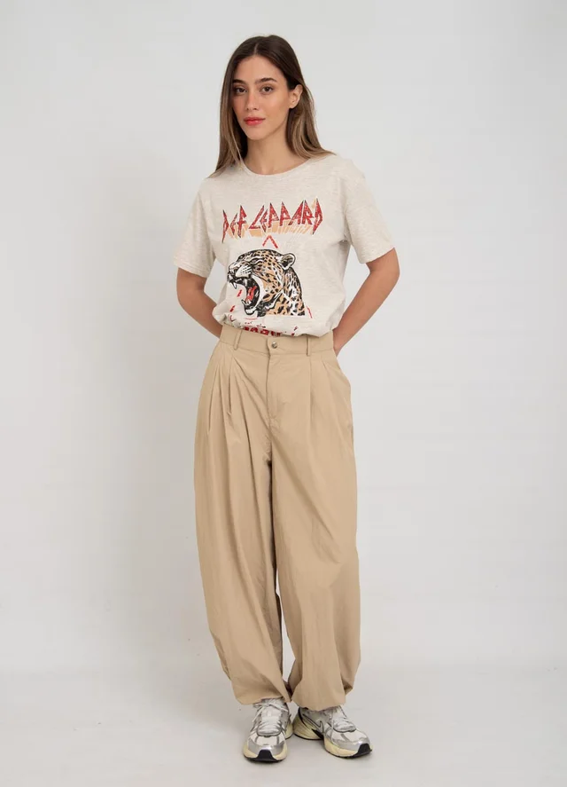 Pantalon parachute con tanca