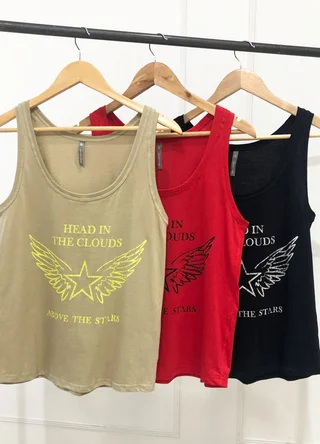 Musculosa HEAD IN THE CLOUDS - Vista 6