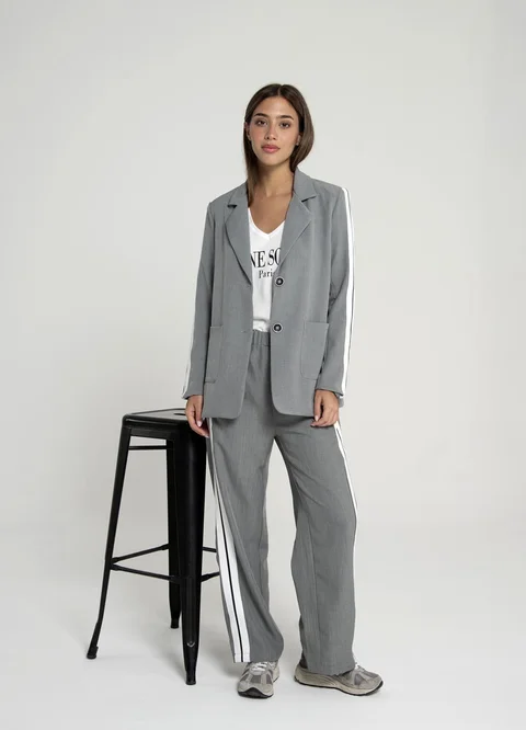 Saco sastreo con tira lateral 