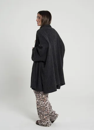 Maxi saco oversize midi tejido  - Vista 5