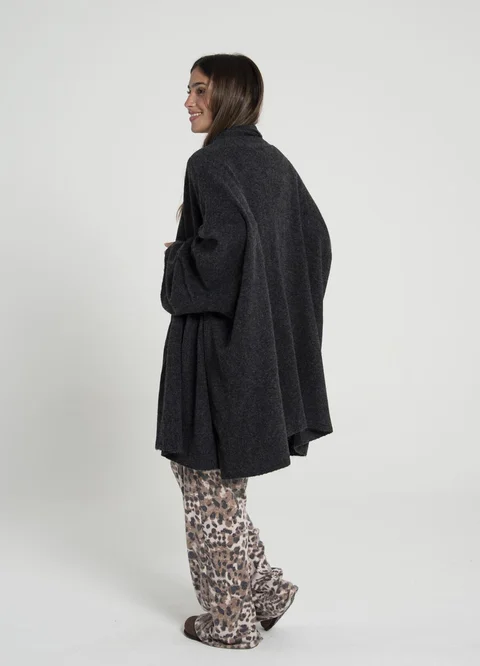 Maxi saco oversize midi tejido 