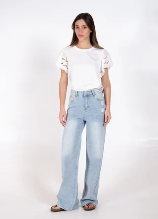 Jean full strass  - Vista 1