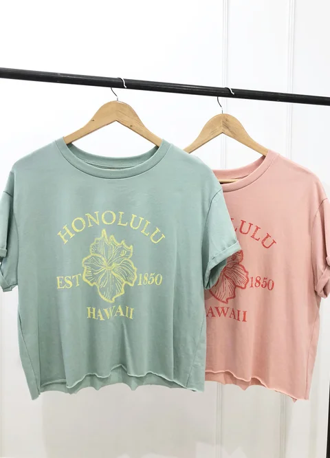 Remera HONOLULU HAWAI 