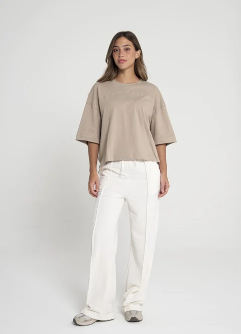 Remera flame con recorte en espalda 