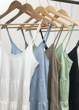 Solero corto flame con recortes  - Vista 5