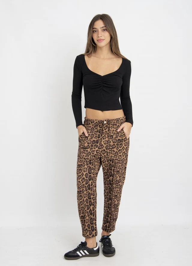 Remera m/larga morley con frunce 