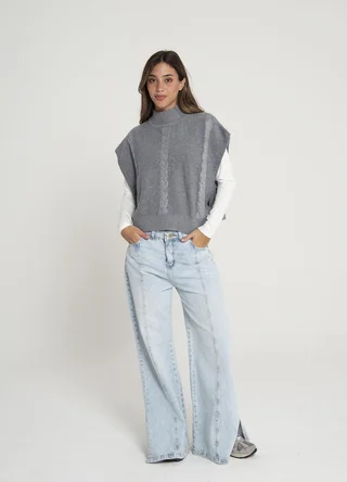 Chaleco con strass  - Vista 1