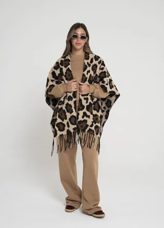 Ruana estampada  - Vista 2