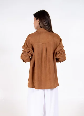 Camisaco gamuza bordado - Vista 4