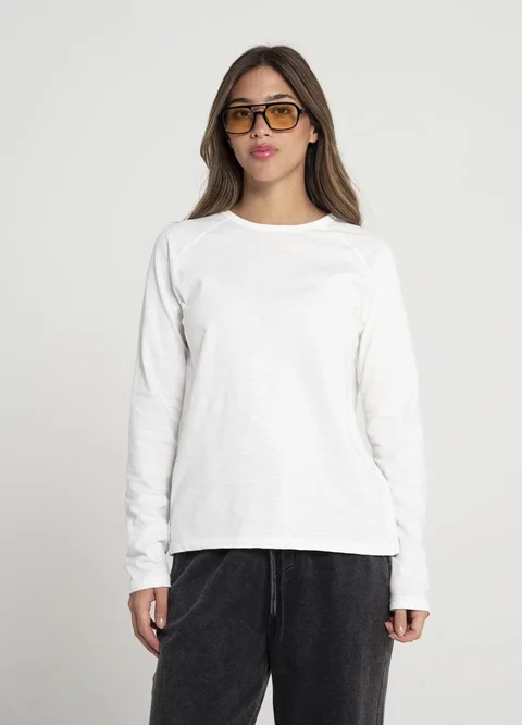 Remera m/larga flame manga ranglan 