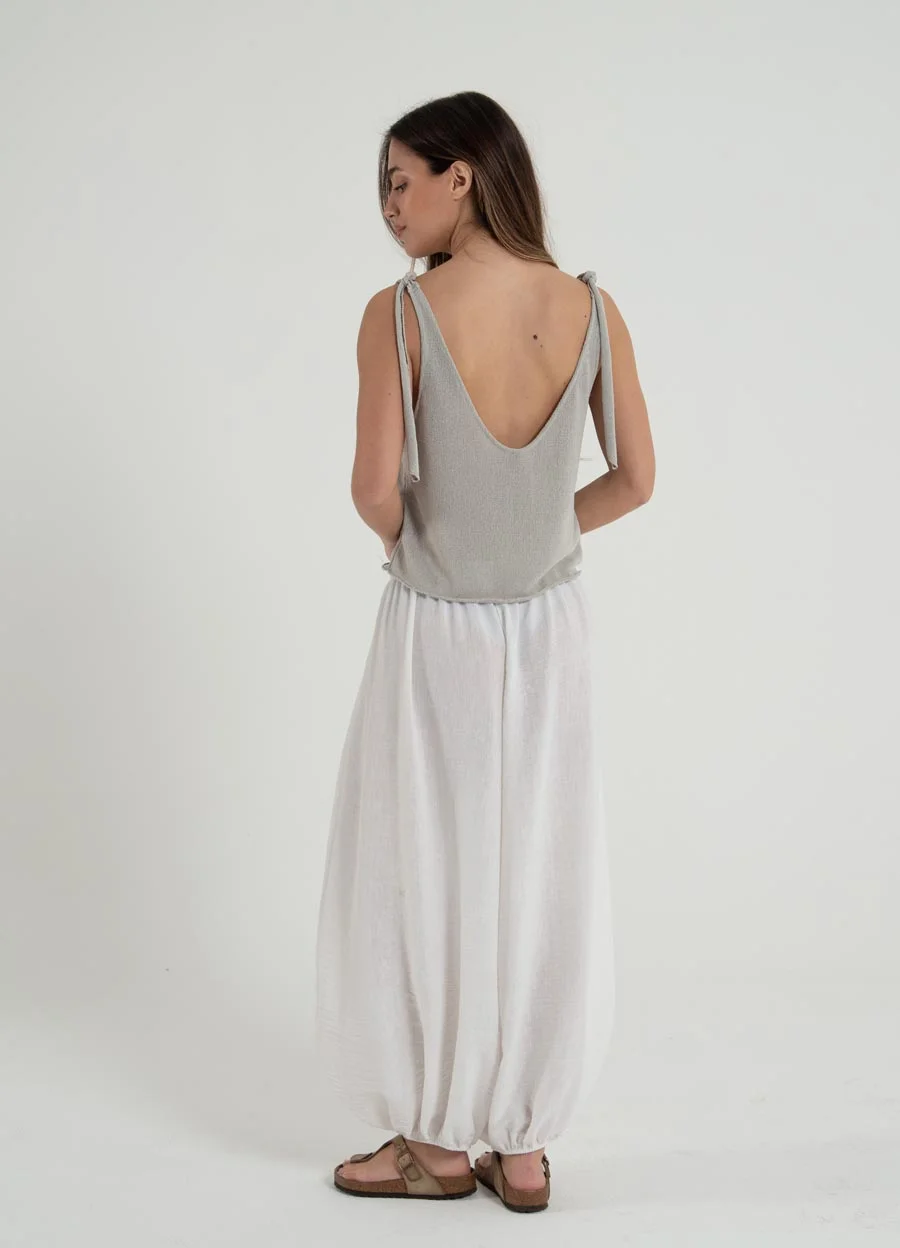 Musculosa tejida para atar 