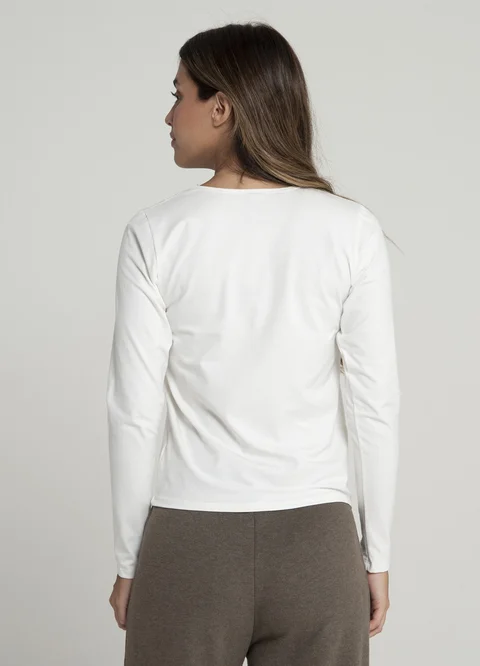 Remera basica manga larga 