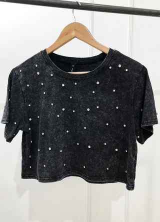 Remera full strass pre lavada  - Vista 4