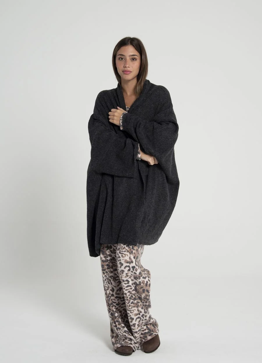 Maxi saco oversize midi tejido 