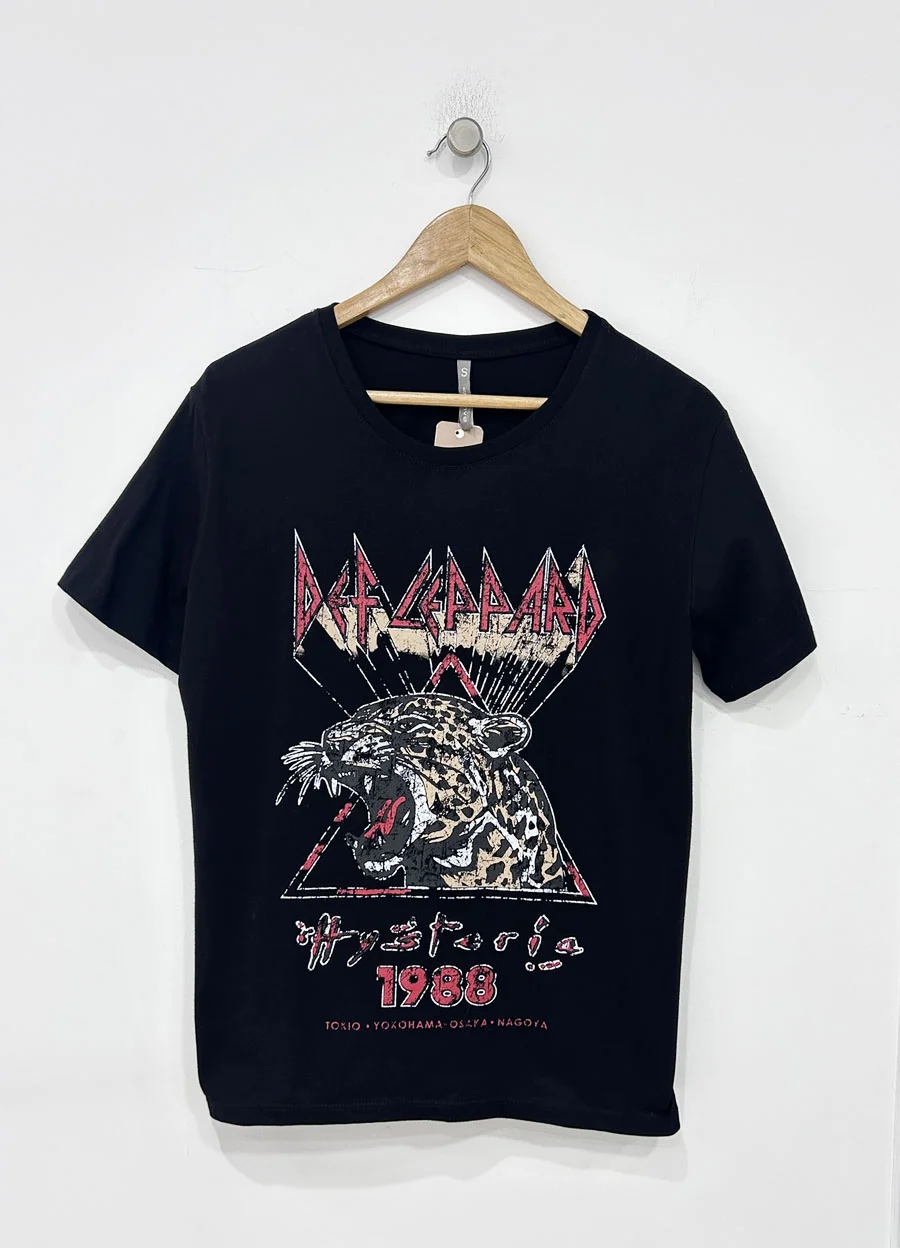 Remera DEF LEPPARD 1988