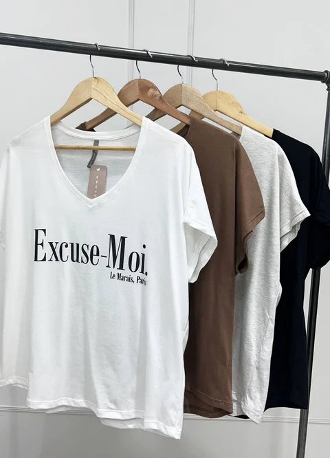 Remera EXCUSE MOI 