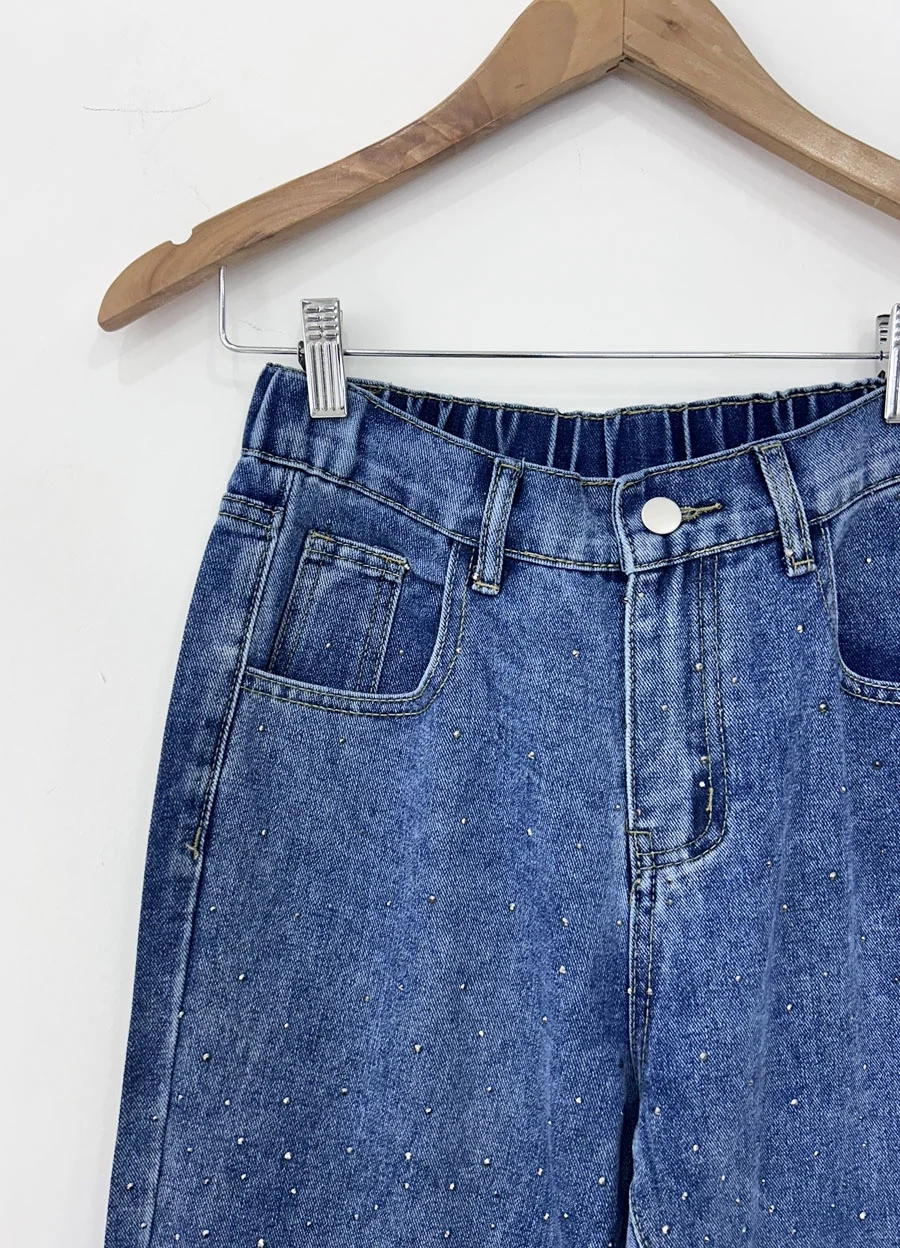 Jean con strass degrade 