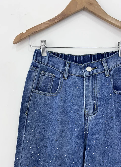 Jean con strass degrade 