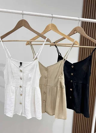 Musculosa con boton dorado - Vista 6