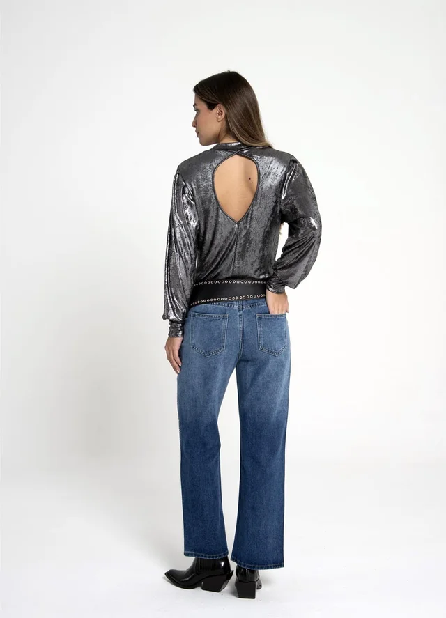 Jean con strass degrade 