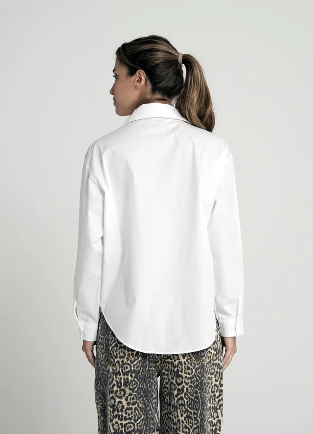 Camisa m/l con piedras 