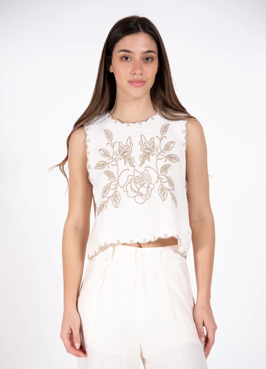Conjunto bordado sedita 