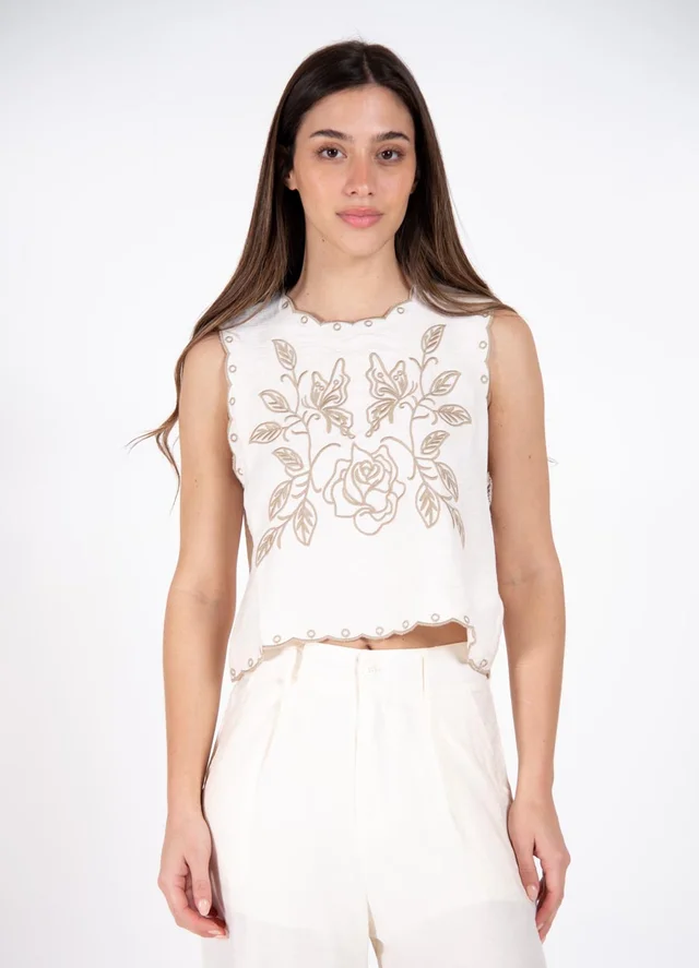 Conjunto bordado sedita 