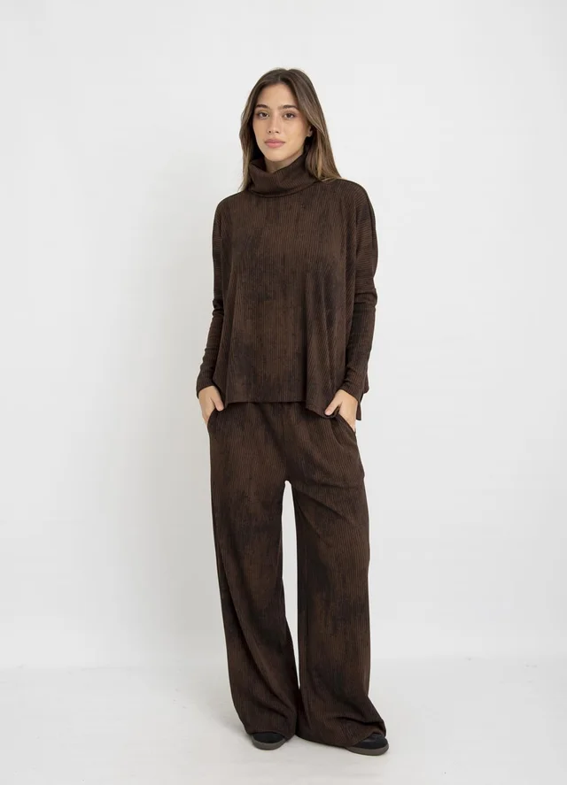 Poleron morley batik con tajos 