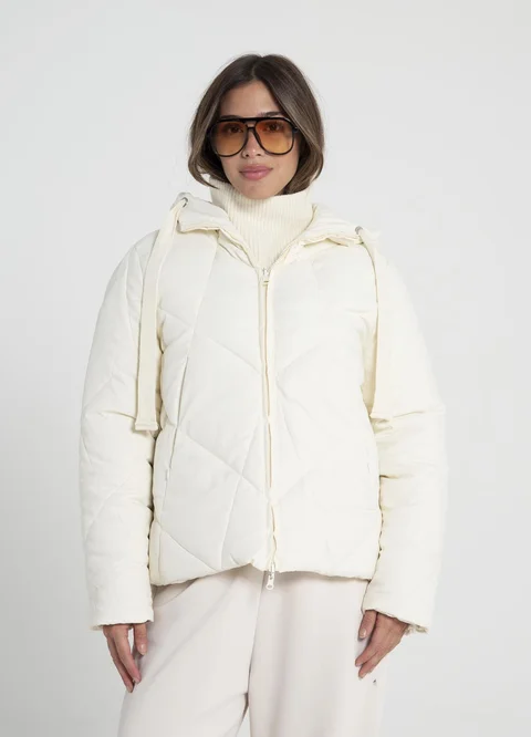 Campera puffer reversible