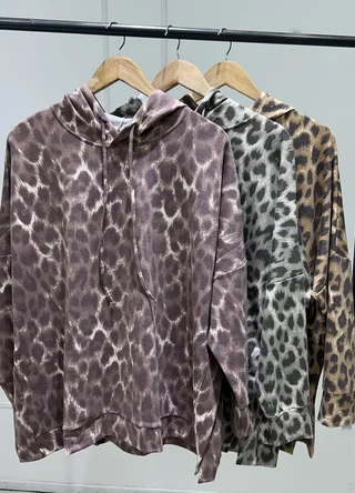 Buzo batik/print con capucha  - Vista 6