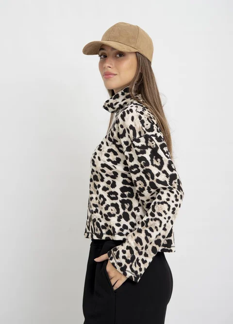 Polera print panal 