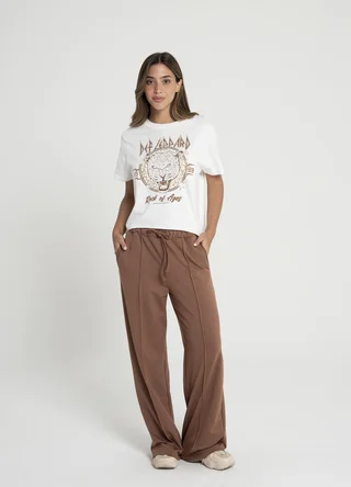 Pantalon con alforza rustico liviano  - Vista 1