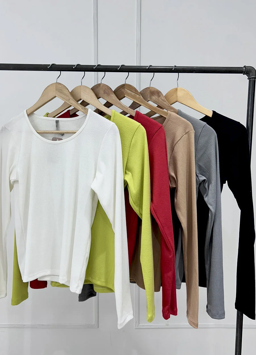 Remera M/L basica morley algodon 