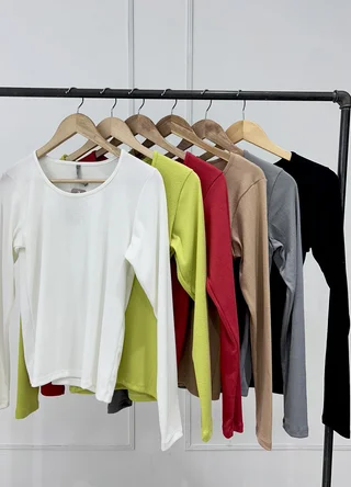Remera M/L basica morley algodon  - Vista 5