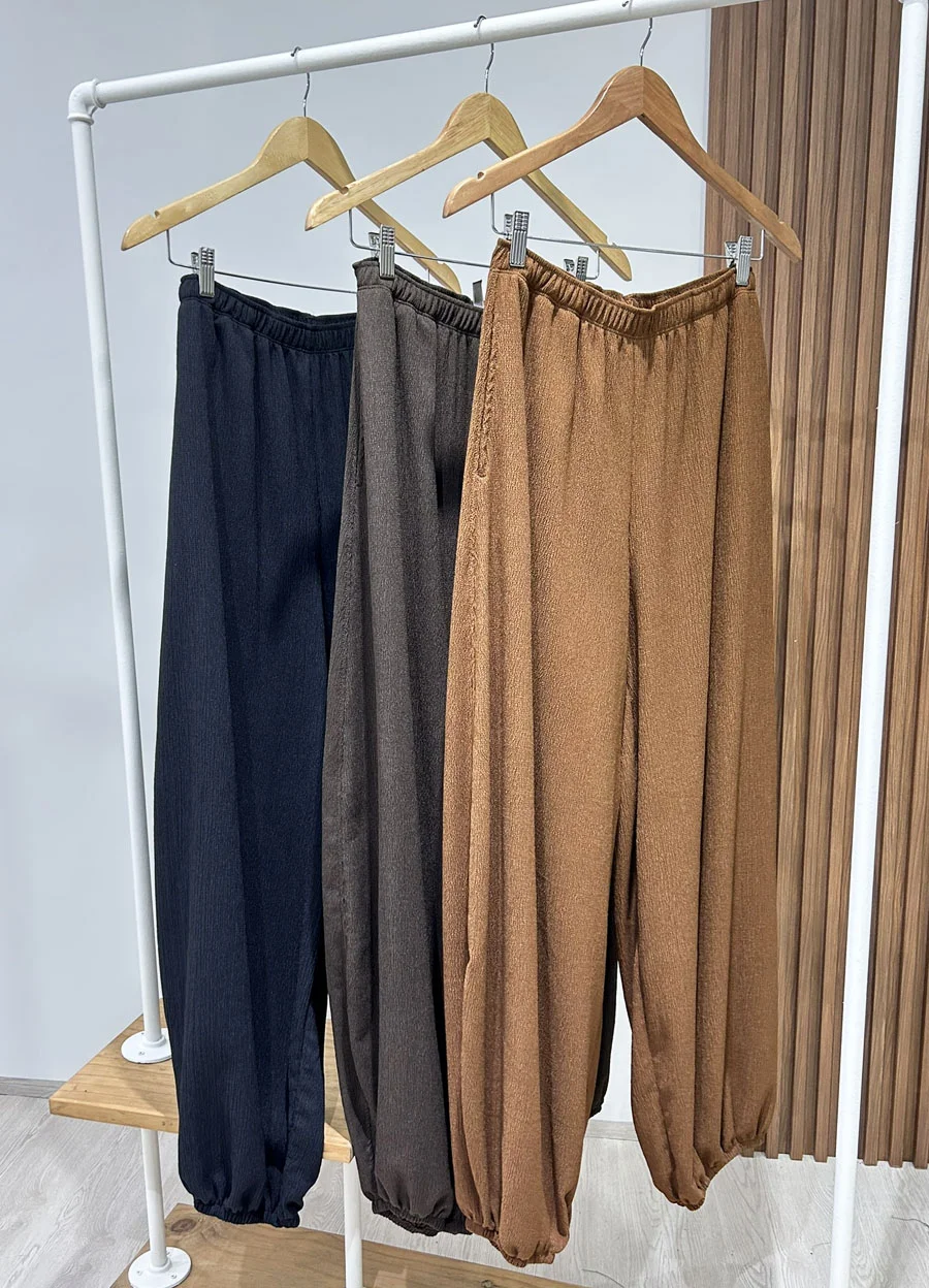 Pantalon balloon de crepe 