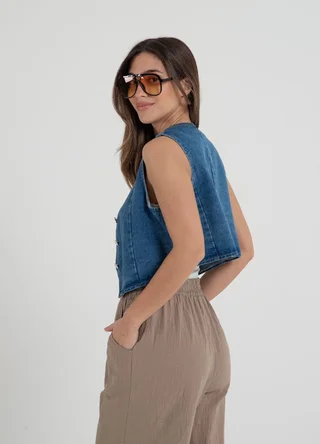 Chaleco denim  - Vista 6