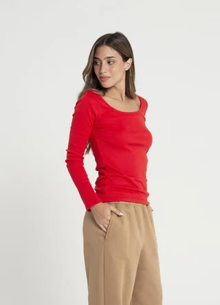 Remera m/l morley escote redondo  - Vista 3