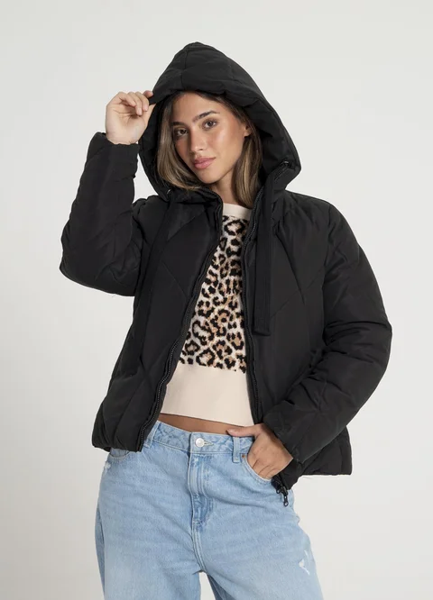 Campera puffer reversible