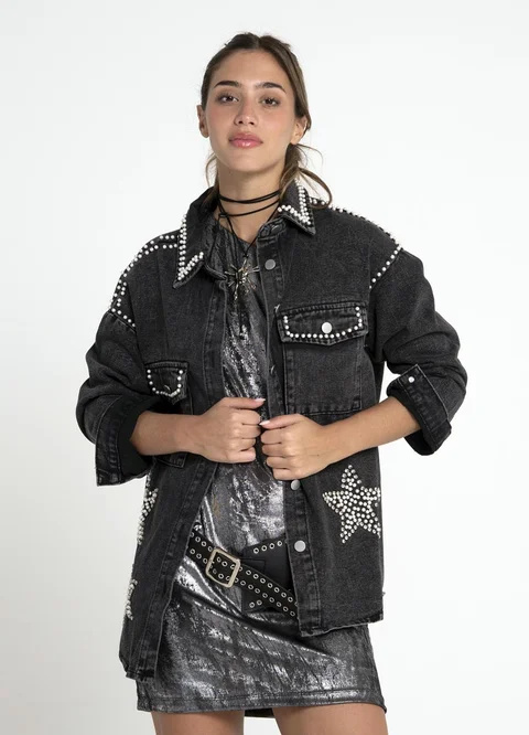 Campera Denim "Pearl Star"