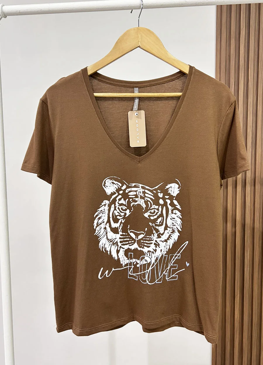 Remera tigre WILD LOVE 