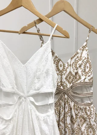 Solero con tira en cintura abierto bordado  - Vista 6