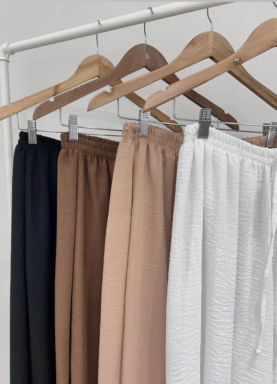 Pantalon balloon lino rustico 