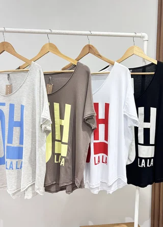 Remera OH LALA  - Vista 3