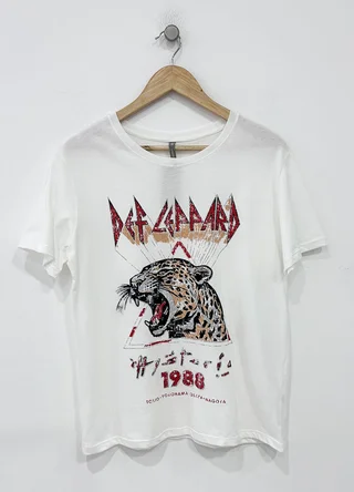 Remera DEF LEPPARD 1988 - Vista 6