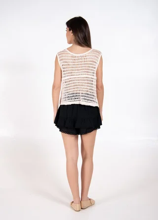 Short pollera doble volado  - Vista 5