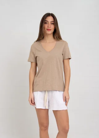 Remera escote V flame  - Vista 1