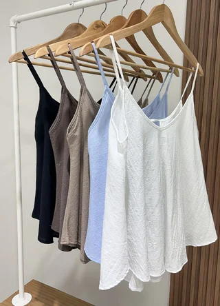 Musculosa gasa rustica para atar  - Vista 6